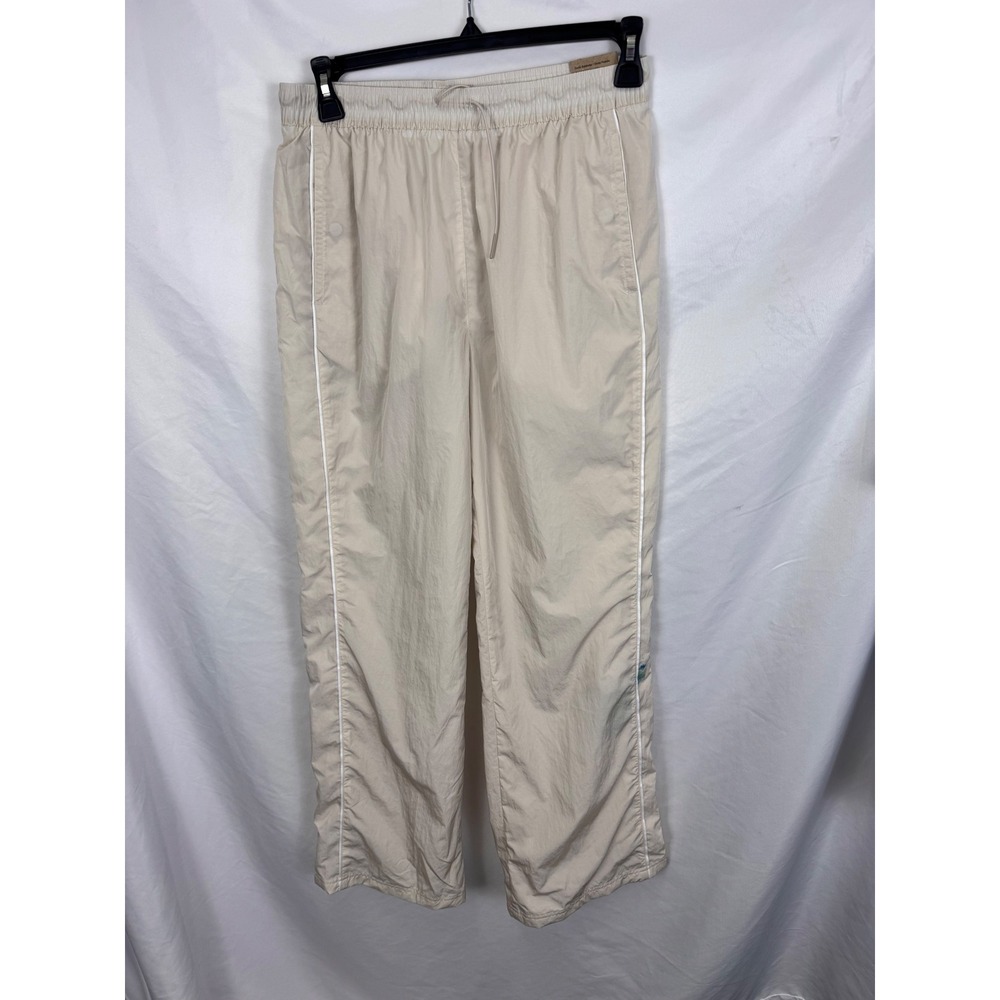 Nike High‎ Rise Full Length Pants Standard Fit Womens Beige Size M - Picture 3 of 11